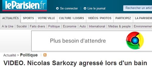 Sarkozy agressé